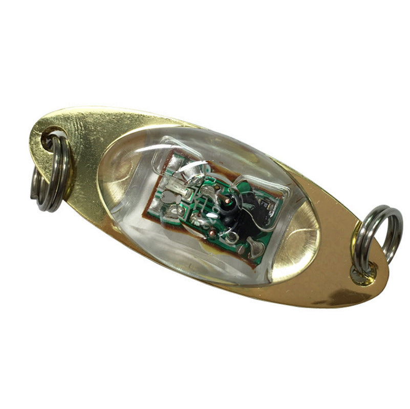 Bouton Batterie Fish Lure Lampe Électronique Lure Lurale Pêche Lure