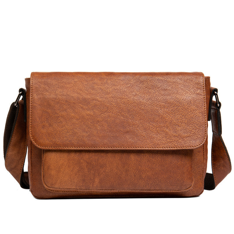 Premier-couche Cowhide Sac à épaule Hommes Style