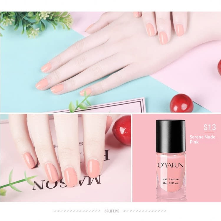 Peel-off Nude Gel Nail Polonais