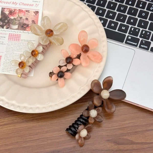Attache à cheveux floraux pour les femmes