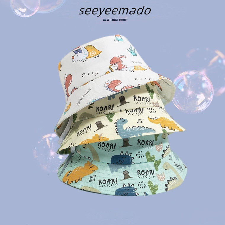Homme et femme Bébé réglable Super mignon ombre solaire Chapeau pêcheur