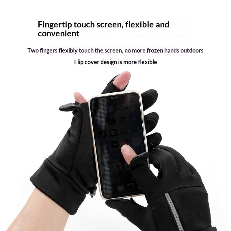 Gants de vélo rembourrés compatibles avec l'écran tactile antidérapant