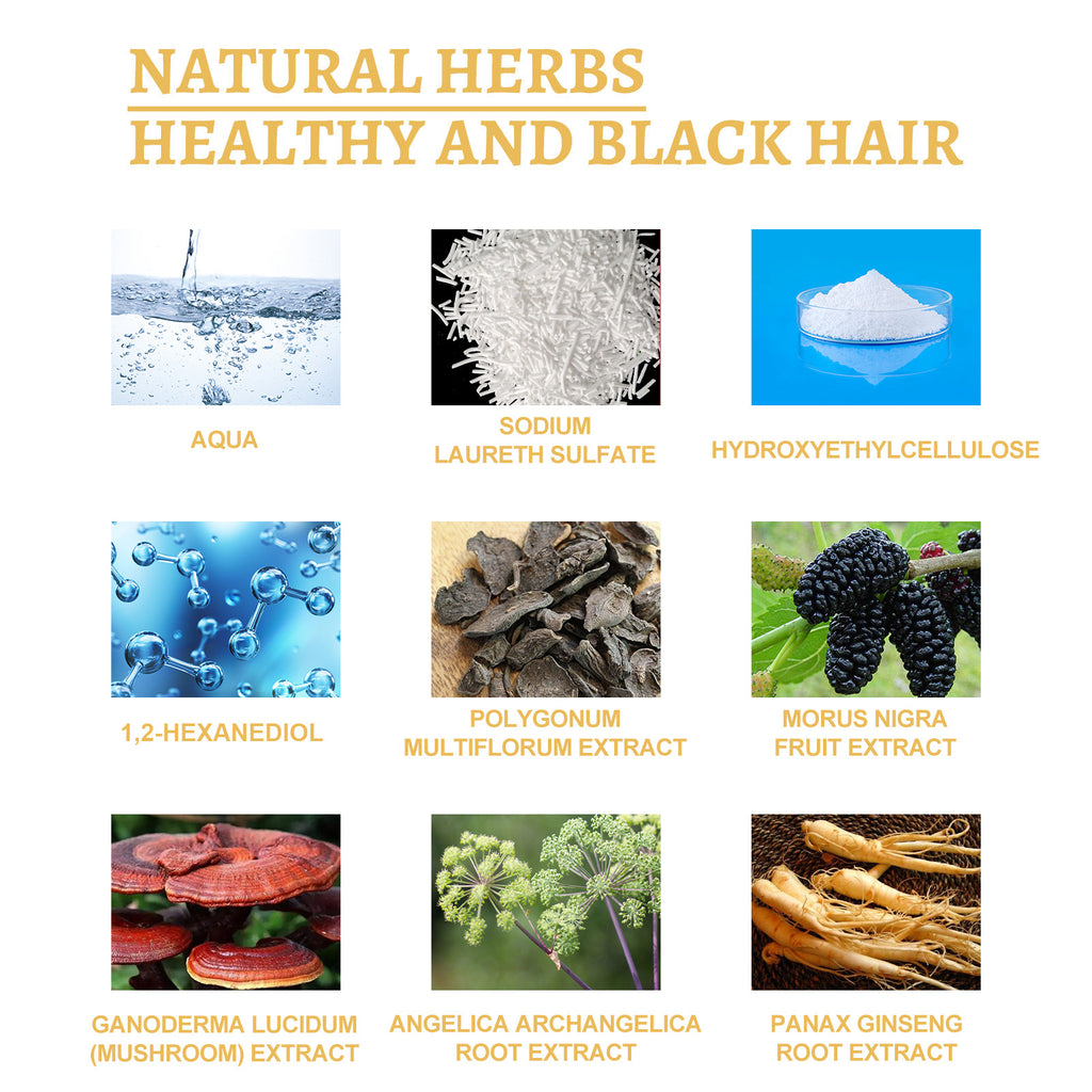 South Moon Black Ganoderma Hair Hydratant Hair Care Massage