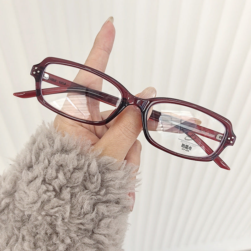 Lunettes de soleil tendance rétro de petit cadre carré
