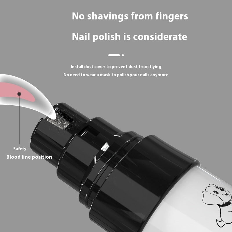 Jeu de ciseaux électriques de manucure pour chien