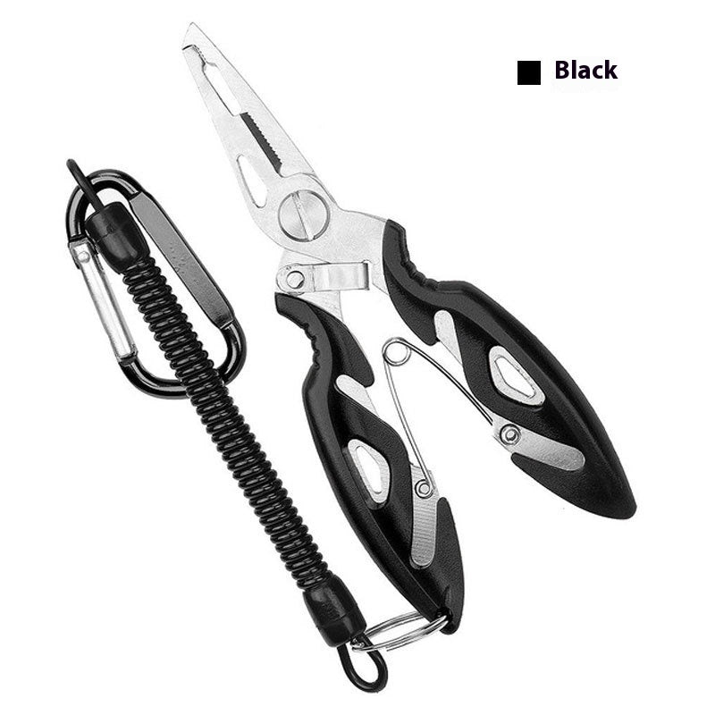 Coupe-câbles en acier inoxydable Courbé Lure Outils d'ouverture de la bague de sécurité Lure Accessoires
