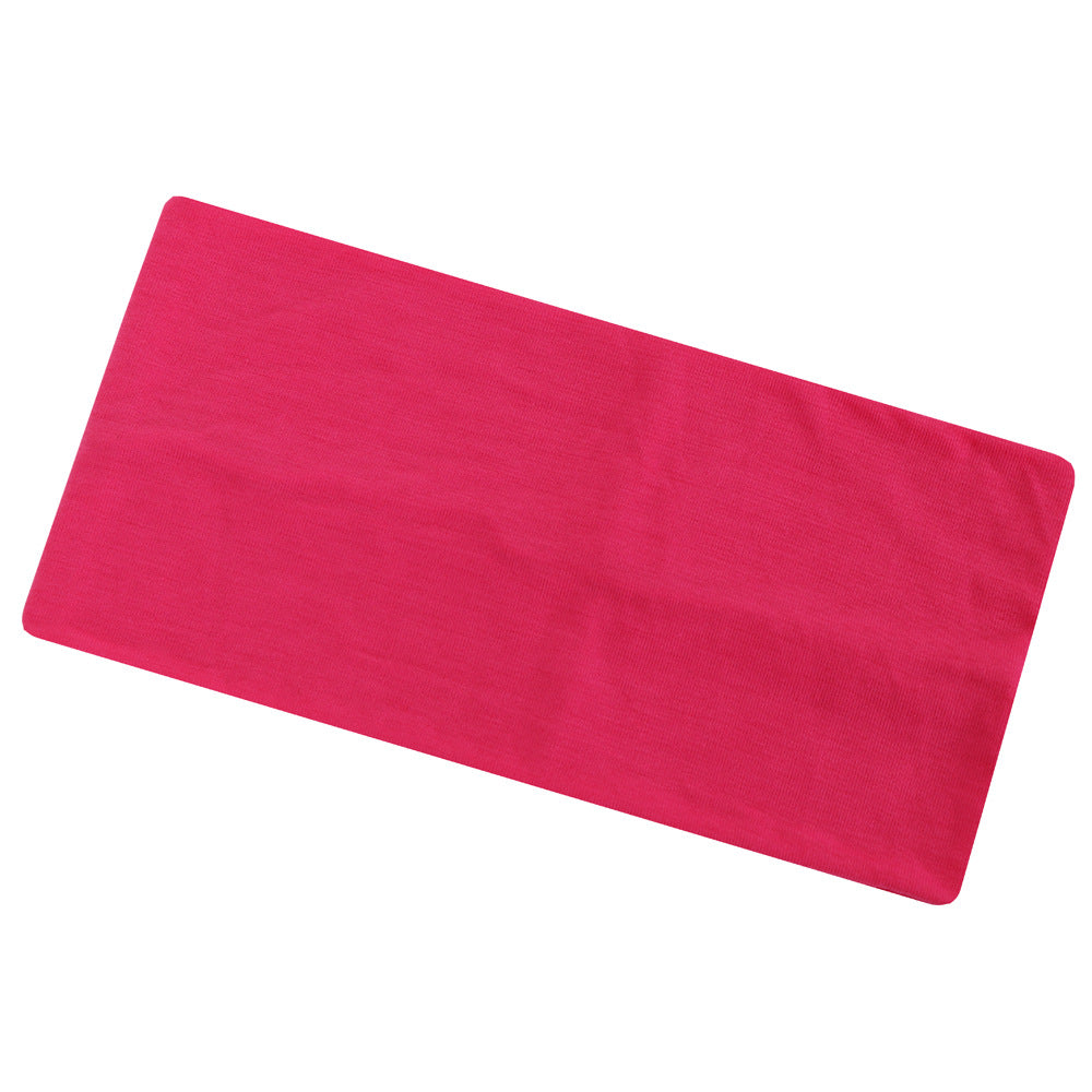 Candy Color Extra Wide Femmes bande de tête Coiffure Yoga Sports Bande élastique