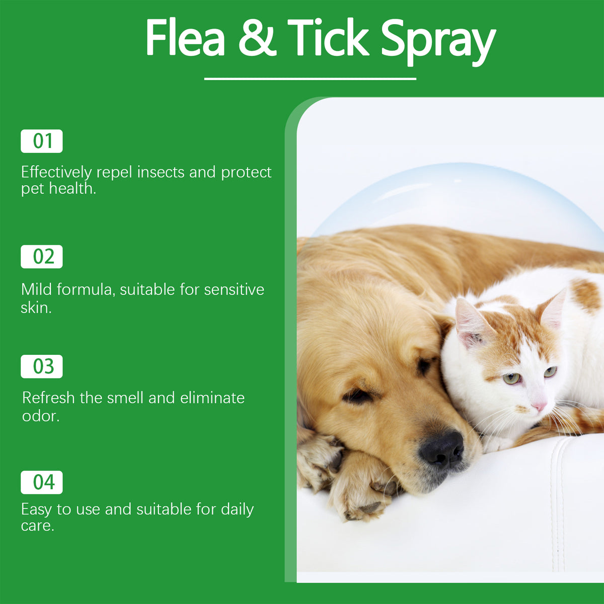 Spray naturel pour chiens et chats