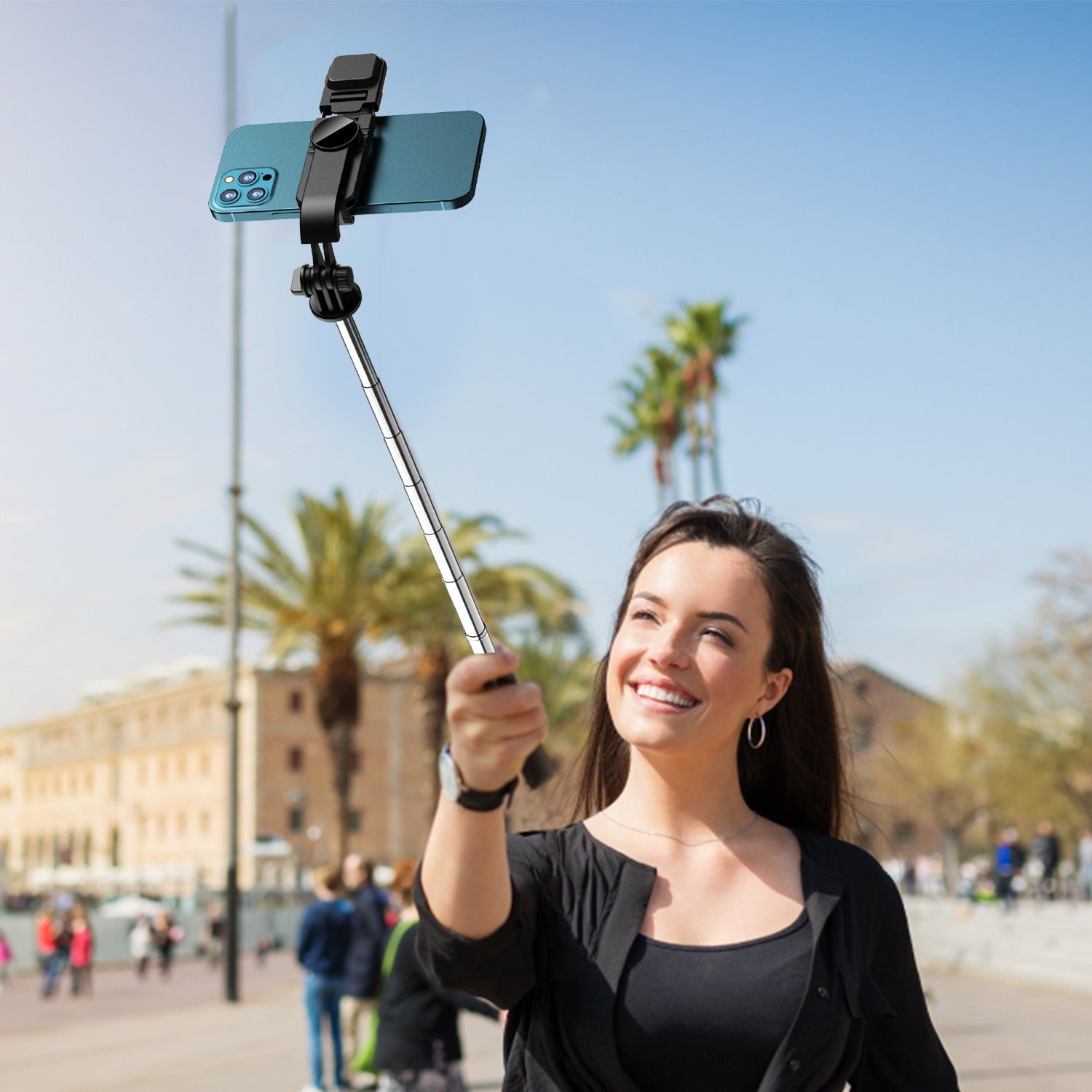Selfie Stick Tripod Portable et rétractable Bluetooth