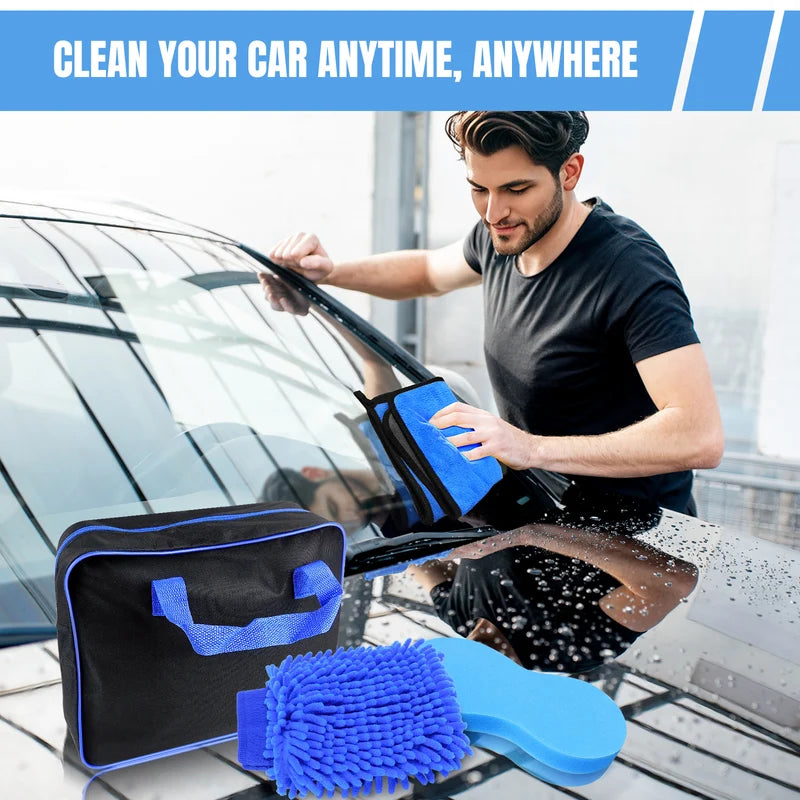 Set de brosse de détail de voiture