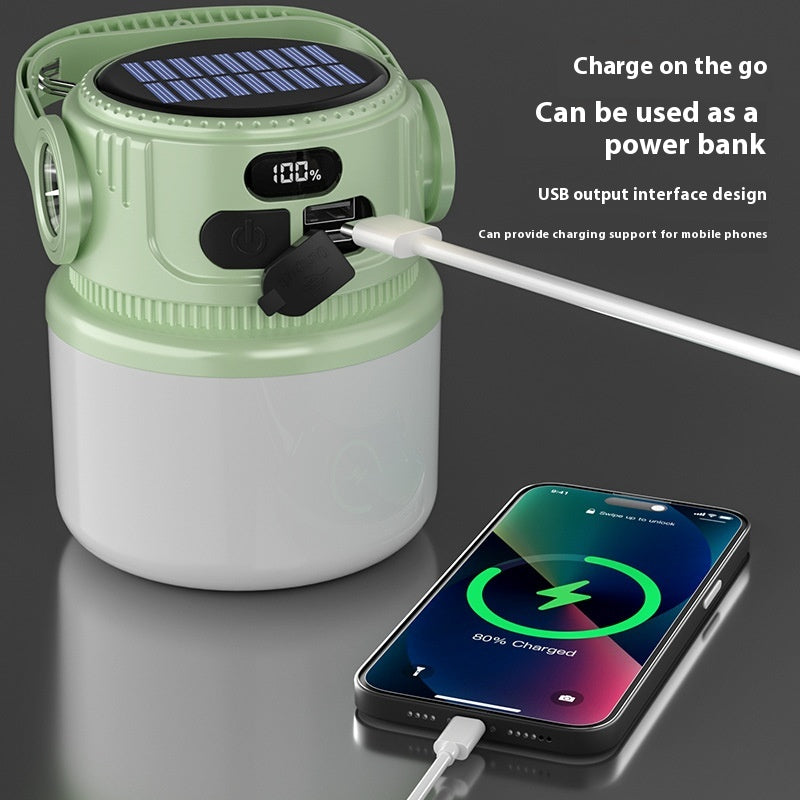 Solaire multipaire réglable extérieur Portable Charge Camping Lanterne