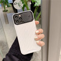 Push-pull Slide Cover Couleur Contraste Soft Shell Anti-drop Mobile Phone Case