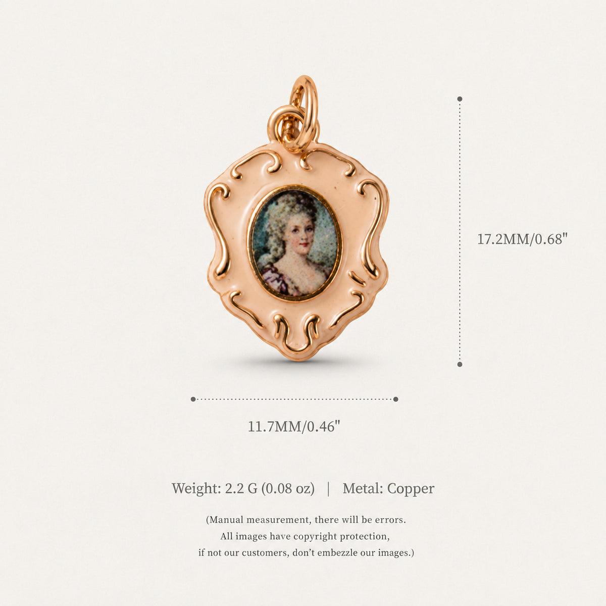Pendentif coeur aimant Shell et accessoires Boweveryday