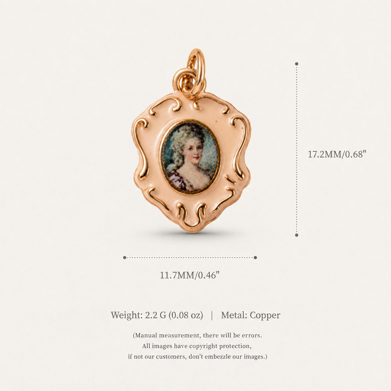 Pendentif coeur aimant Shell et accessoires Boweveryday