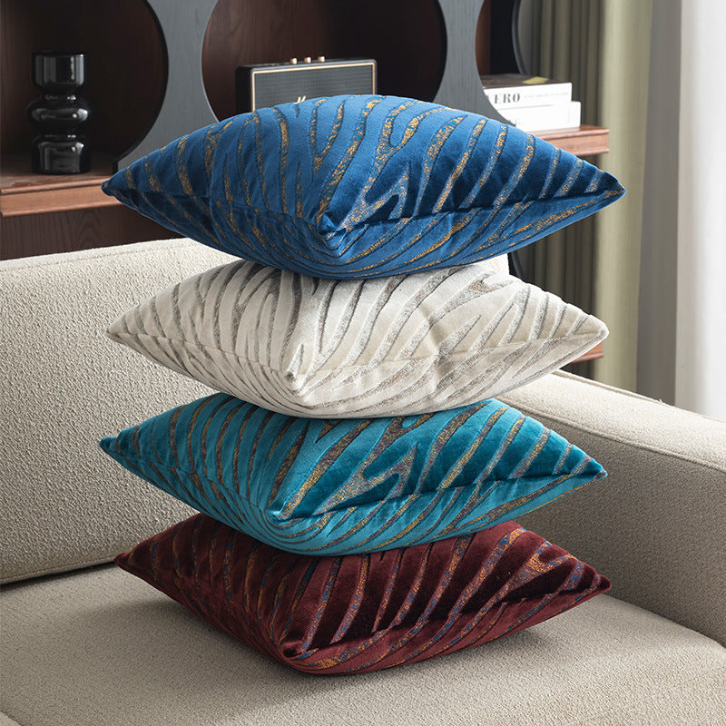 Coussin de canapé géométrique de luxe abordable Jetez l'oreiller et la couverture de dossier