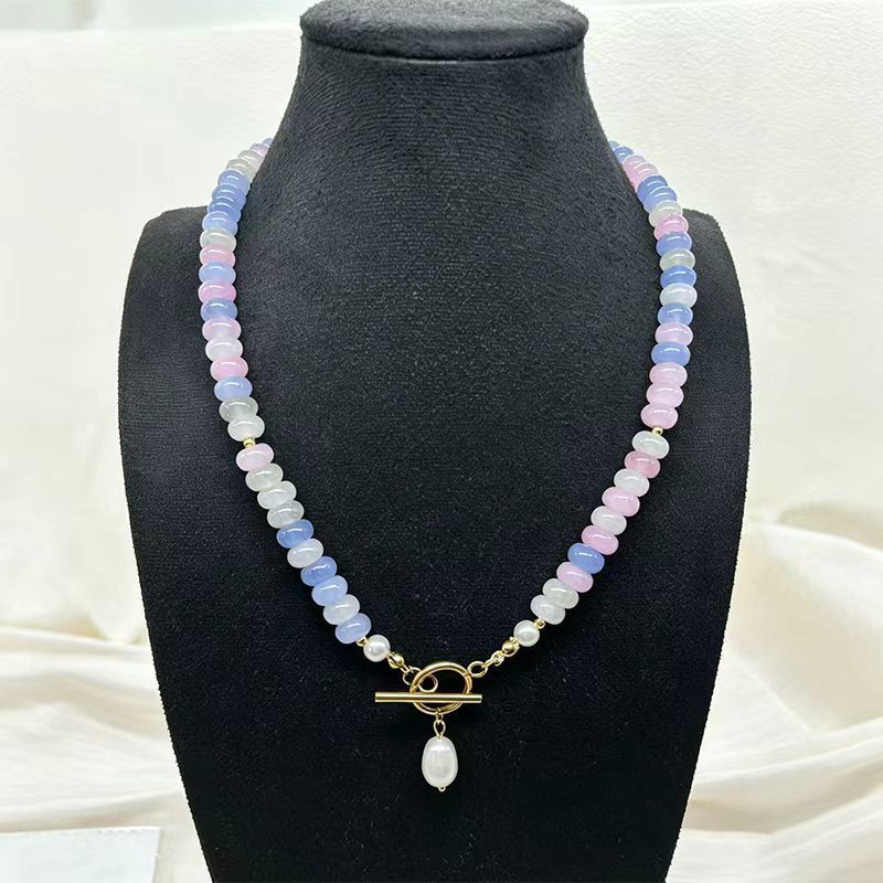 Collier en pierre naturelle Turquoise Pearl