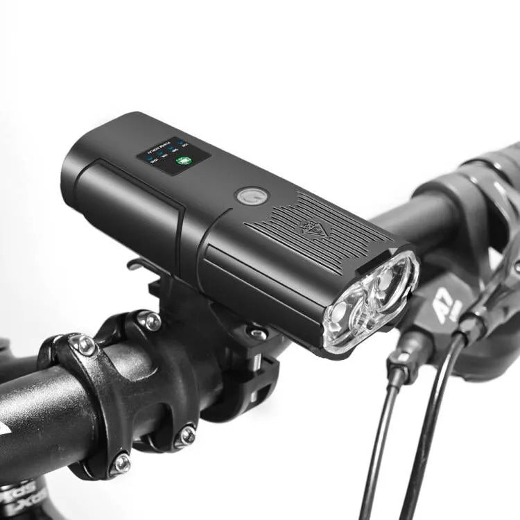 Lumière de vélo avant LED 3-en-1 avec charge