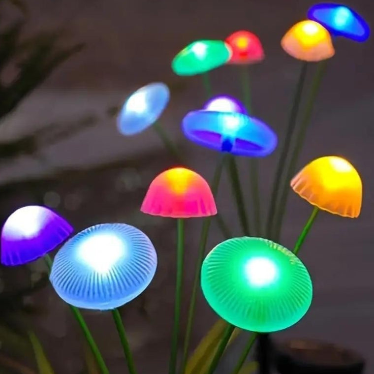 Solaire Jellyfish Lampe Jardin Balcon Décoration Mushroom Sol Outlet Lampe de pelouse
