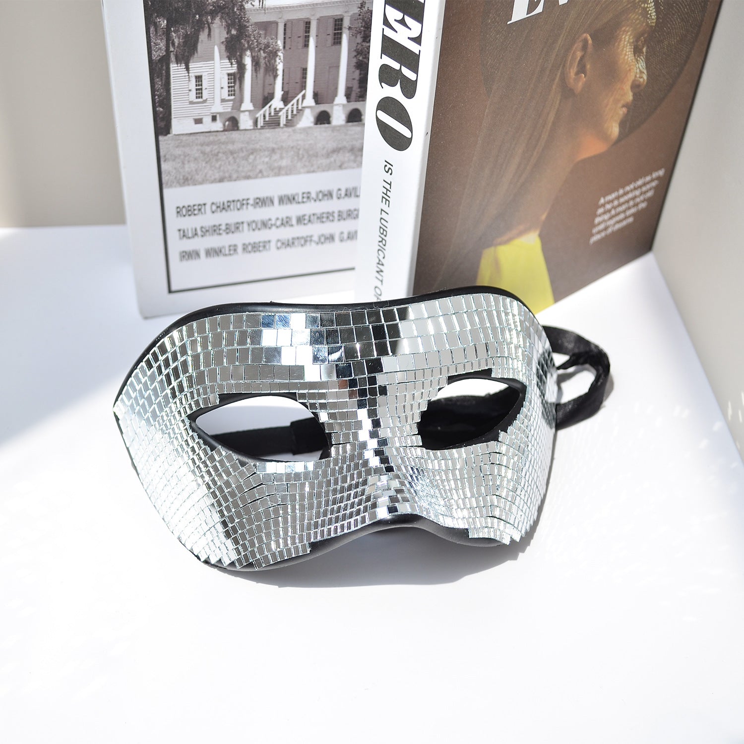 Miroir Verre réfléchissant Tête de soirée Casque