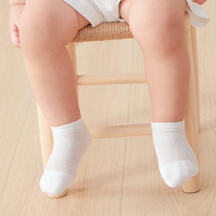 Bébé nourrisson mince respirant chaussons courts creux