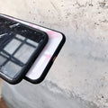 Étui de téléphone en verre de marbre