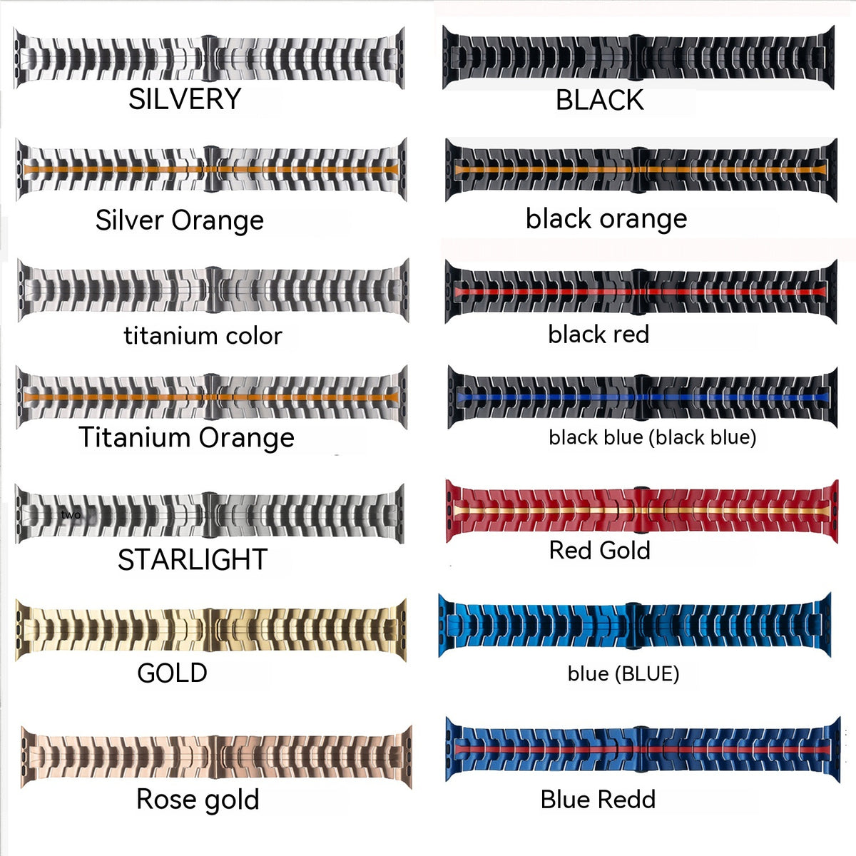 Bracelet en acier inoxydable en acier massif
