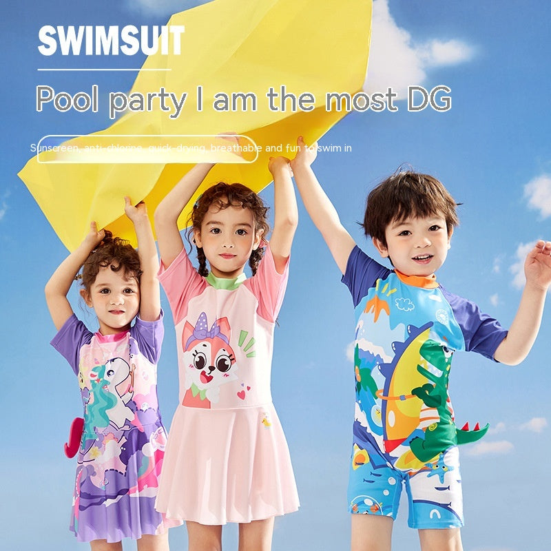 Maillot de bain cartoon pour enfants