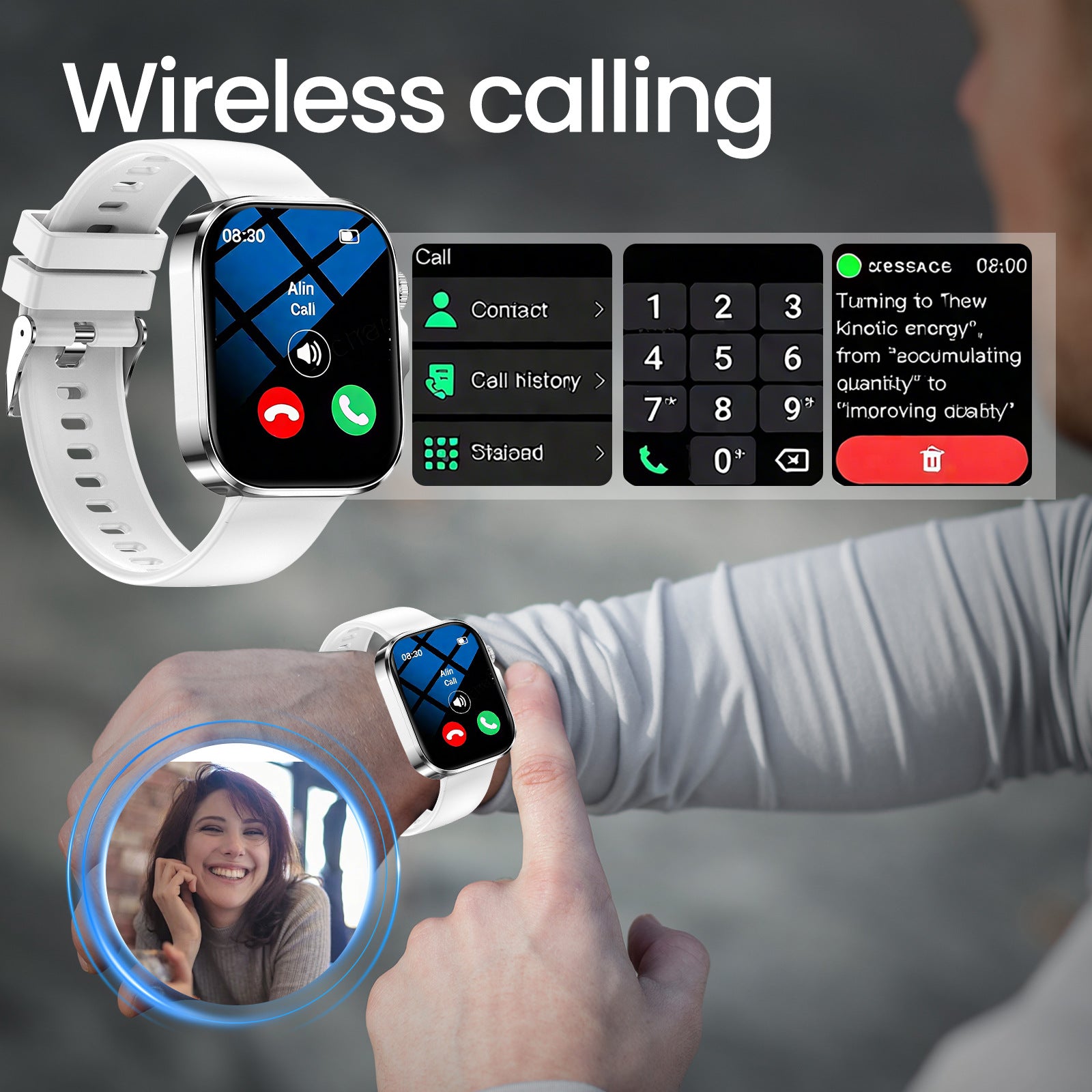 Multifonctionnel Fitness Smartband avec contrôle de musique