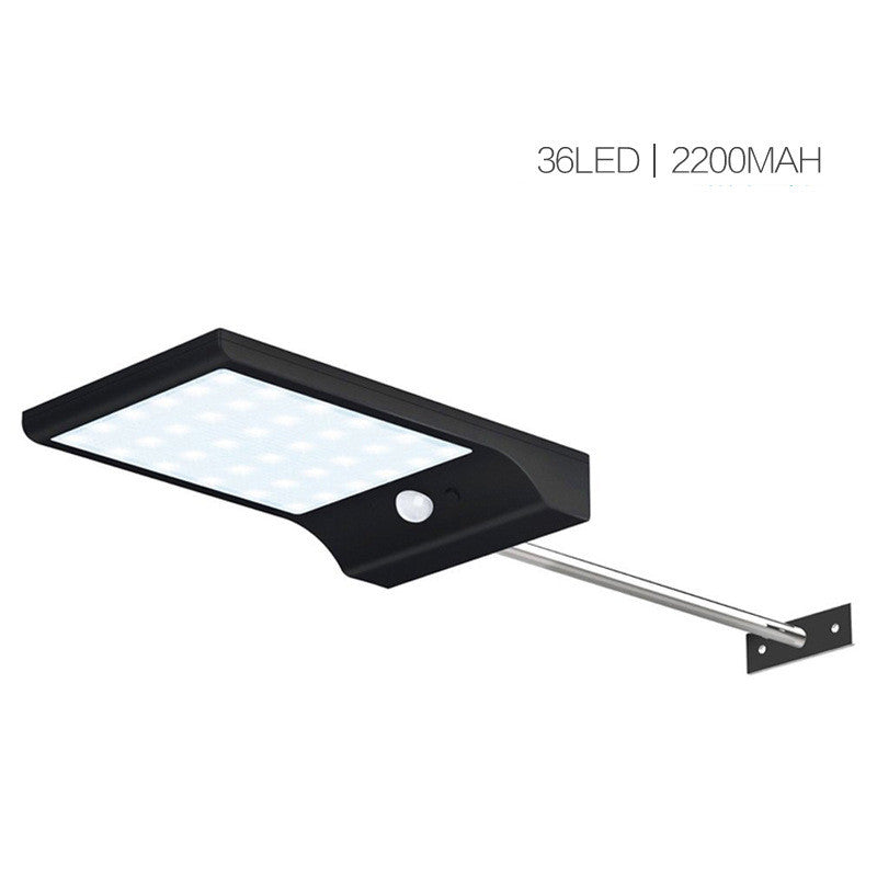 36LED solaire corps humain induction extérieur étanche Courtyard lampe murale