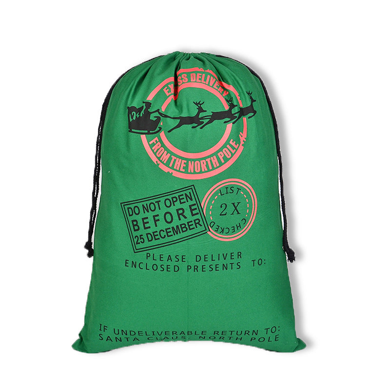 Sac en toile de Noël