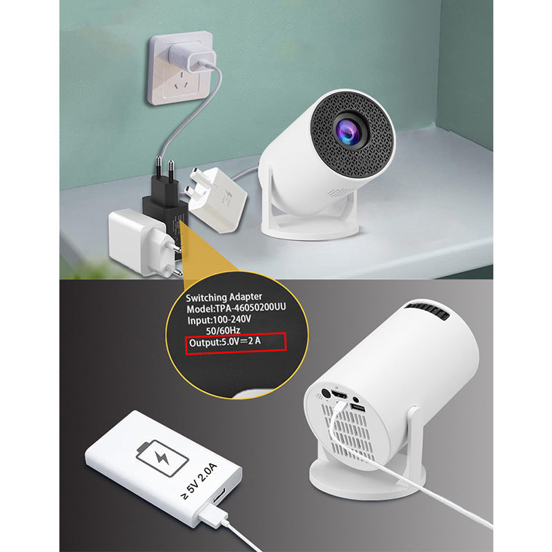 Projector Home Wireless Mobile Phone Projection Screen Power Bank Power Supply