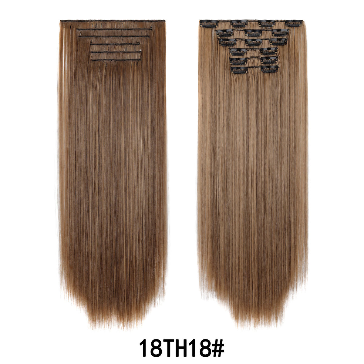 Ensemble d'extensions capillaires 6-pièces