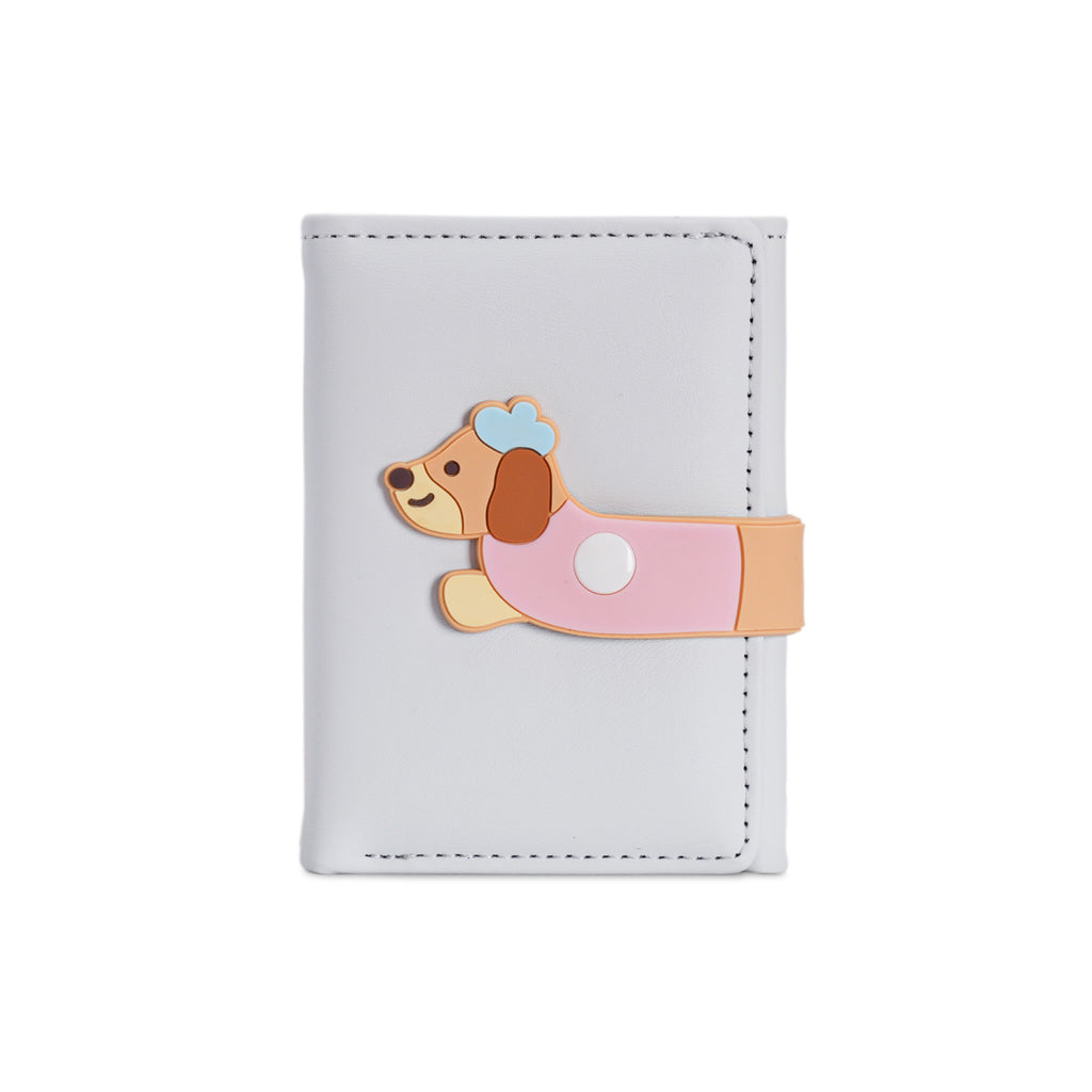 Fille Coeur Cartoon Mignon Illustration Étudiant Mini Court Portefeuille