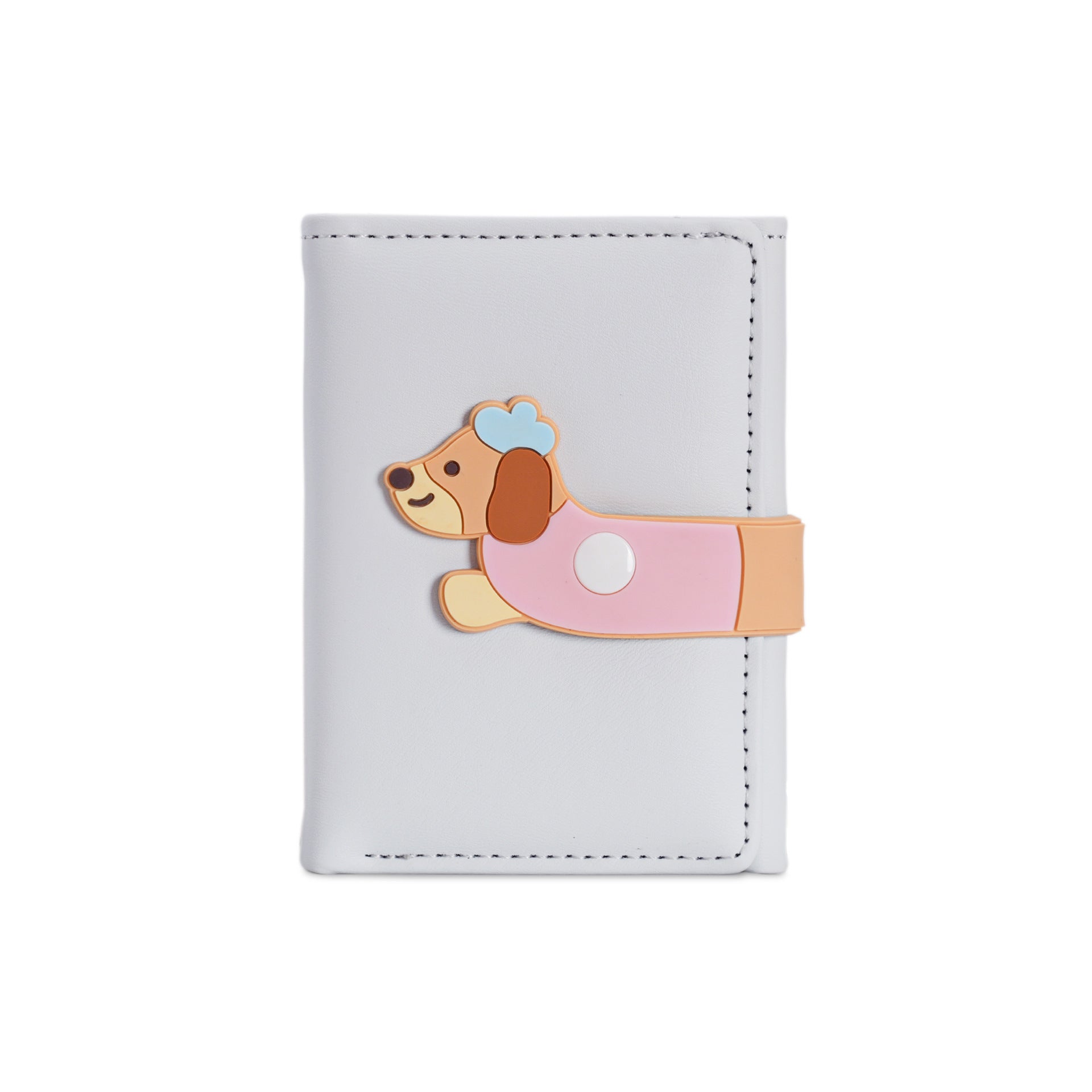 Fille Coeur Cartoon Mignon Illustration Étudiant Mini Court Portefeuille