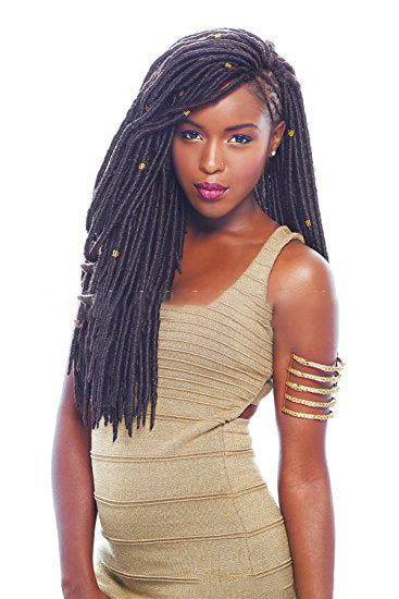 Perruque chimique tresse noire africaine