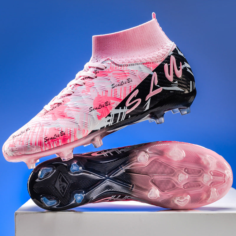 Chaussures de football haut de gamme pour adolescents et enfants