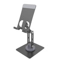 Tablette en alliage d'aluminium de bureau et support de téléphone avec conception rotative et pliante