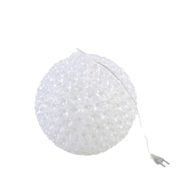 Lampe LED à grande boule d'ornement extérieur