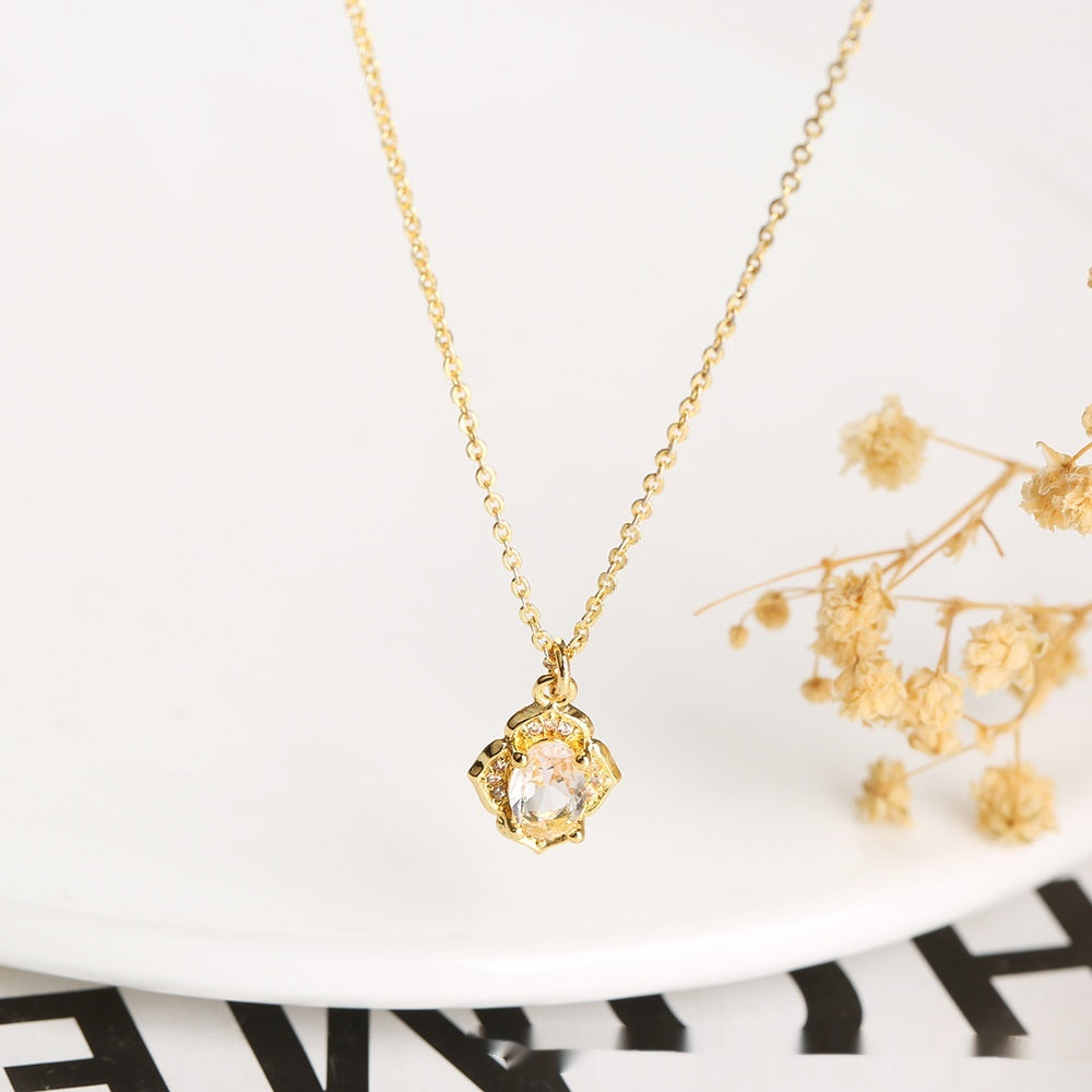 Set de trois pièces en cristal micro-inlaid Zircon