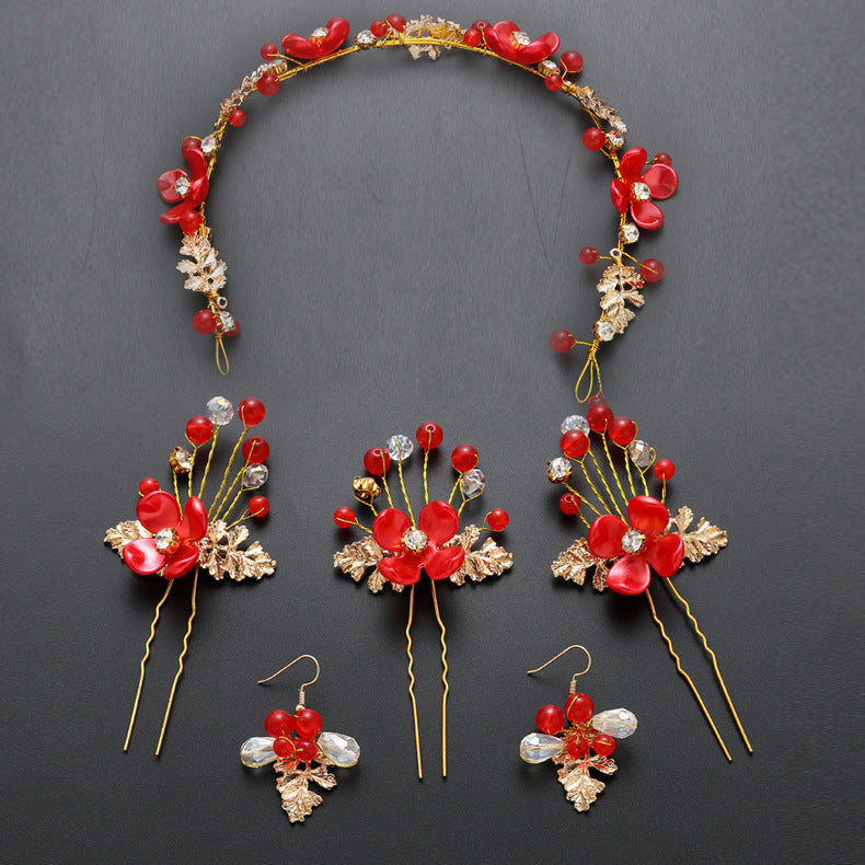 Fabricants Selling Costume Bijoux Ensemble Mariage Coiffure Coiffure Mariage Ornements de cheveux A