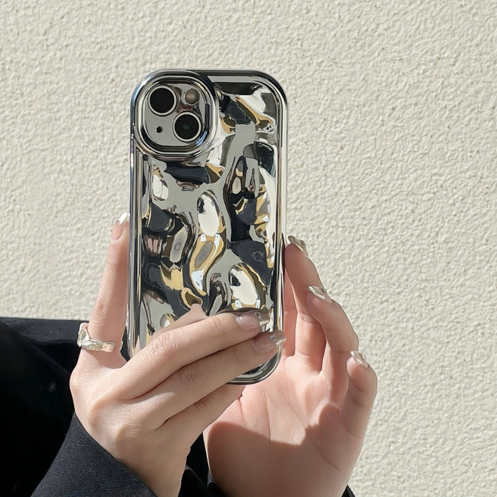 Cas Creative Solid Color Meteorite Téléphone