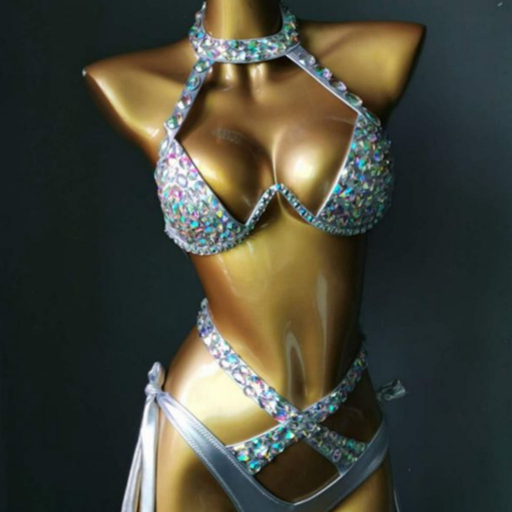 Maillot de bain pour femmes minimaliste et polyvalent imprimé Bikini