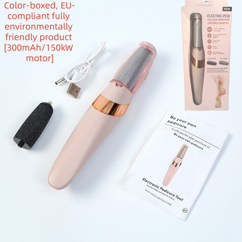 Callus et Dead Skin Remover Foot Scrubber Mini Fichier de pied électrique rechargeable