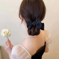 Élégant Bow Bun Grip Accessoires Female