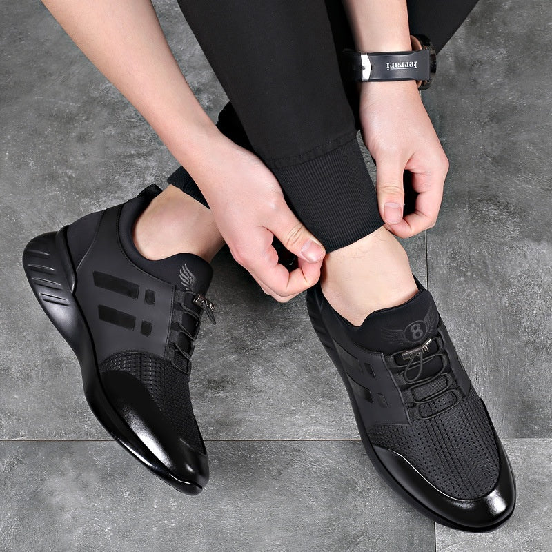 Hommes Hauteur intérieure 8cm Grande Chaussures Casual