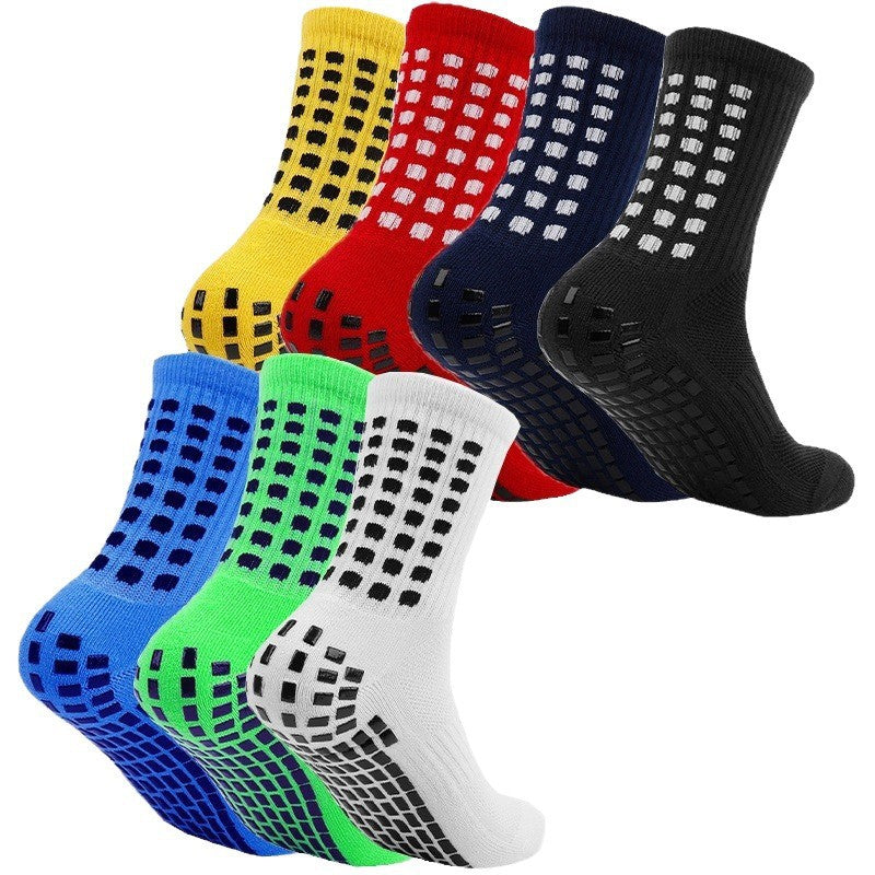 Chaussettes de basketball respirante Studs en caoutchouc antidérapant Sole