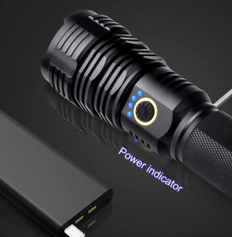 P70 Lumière forte lampe de poche alliage d'aluminium Zoom