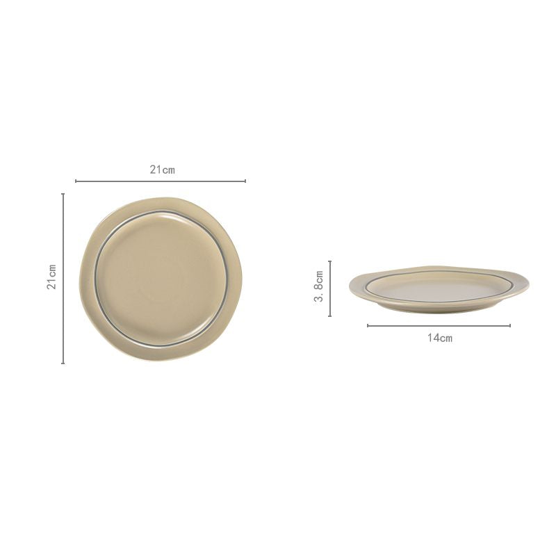 Ensemble de vaisselle domestique de luxe léger