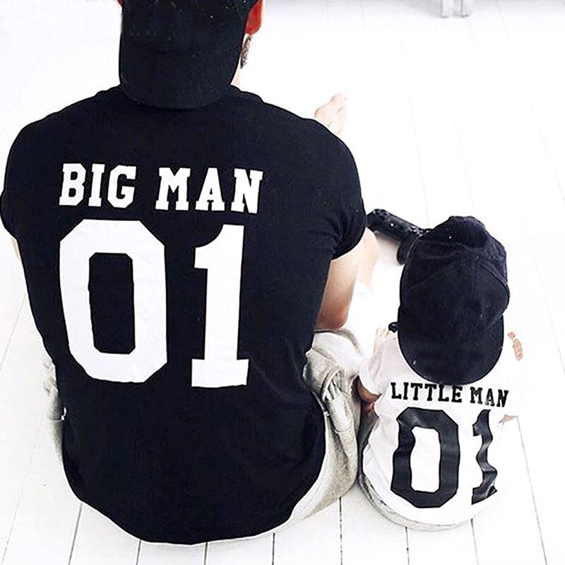 T-shirt en coton parent-enfant
