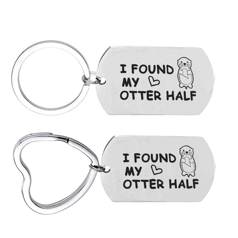 Couple cadeau amoureux de porte-clés